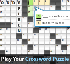 Free Online Crossword Puzzles on Free Crossword Puzzles Online Daily Crosswords